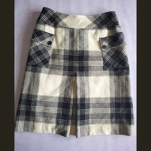 Talbot's Wool Plaid Skirt